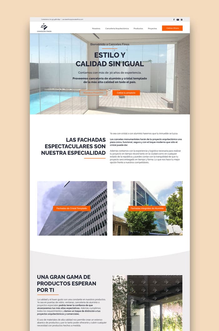 Propuesta rediseño web
